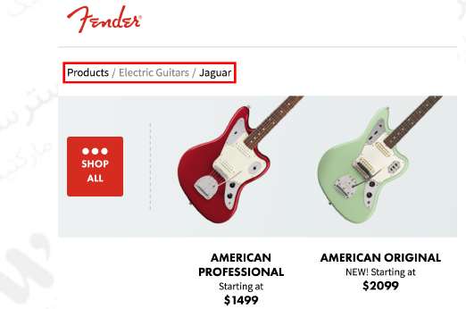 نوار فهرست راهبردی یکی از ٢٠٠ فاکتور سئو